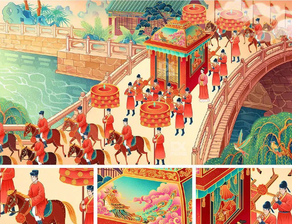 國潮插畫風(fēng)格